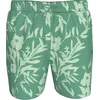 Image de Tommy Hilfiger Medium Drawstring swimshort - heren zwembroek - groen met lichtgroene bloemen print