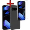 Image de Hoesje - Met Screenprotector - Geschikt voor Google Pixel 10 - Sterk & Shockproof - Telefoon Hoes - Back Cover - Siliconen Case - Telefoonhoes - Zwart