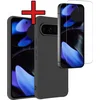 Image de Hoesje - Met Screenprotector - Geschikt voor Google Pixel 10 Pro - Sterk & Shockproof - Telefoon Hoes - Back Cover - Siliconen Case - Telefoonhoes - Zwart