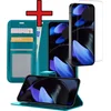 Image de Hoesje - Met Screenprotector - Geschikt voor Google Pixel 10 Pro - Luxe Pasjeshouder - Flipcase - Bookcase Portemonee - Flip Case - Kunstleer Book Case - Book Cover - Walletcase - Portemonneehoes - Telefoonhoes - Turquoise