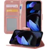 Image de Hoesje - Geschikt voor Google Pixel 10 Pro XL - Luxe Bookcase - Walletcase Hoes - Portemonnee - Cover - Telefoonhoes - Rosé goud
