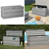 Image de vidaXL Tuinbox 117x45x56 cm grijs - Opslagkist - Opslagkisten - Opslag Kist - Opslag Kisten