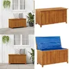 Image de vidaXL Tuinbox 113x50x58 cm massief acaciahout - Opslagkist - Opslagkisten - Houten Opslagkist - Houten Opslagkisten