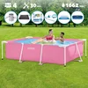 Image de Intex Zwembad - Rechthoekig - 220 x 150 x 60 cm - Roze - Inclusief alle benodigdheden