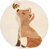 Image de Vloerkleed vos - Beige - Forest Friends