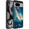 Image de Geschikt voor Google Pixel 8A Telefoonhoesje met Sterrenhemel Opdruk - TPU Backcover Case With Space And Milkyway Design - Smartphonica geschikt voor Google Pixel 8A