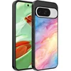 Image de Geschikt voor Google Pixel 9 Pro Telefoonhoesje met Regenboog Glitter Marmer Opdruk - TPU Backcover Case Rainbow Glitter Marble Design - Smartphonica geschikt voor Google Pixel 9 Pro