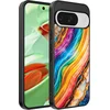 Image de Geschikt voor Google Pixel 9 Pro Telefoonhoesje met Regenboog Goud Marmer Opdruk - TPU Backcover Case Rainbow Gold Marble Design - Smartphonica geschikt voor Google Pixel 9 Pro