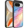 Image de Geschikt voor Google Pixel 9 Pro XL Telefoonhoesje met Regenboog Glitter Marmer Opdruk - TPU Backcover Case Rainbow Glitter Marble Design - Smartphonica geschikt voor Google Pixel 9 Pro XL