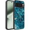 Image de Geschikt voor Google Pixel 10 Pro XL Telefoonhoesje met marmer opdruk - TPU backcover case blue marble design - Blauw - Smartphonica geschikt voor Google Pixel 10 Pro XL