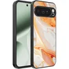 Image de Geschikt voor Google Pixel 10 Pro XL Telefoonhoesje met marmer opdruk - TPU backcover case marble design - Oranje - Smartphonica geschikt voor Google Pixel 10 Pro XL