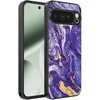 Image de Geschikt voor Google Pixel 10 Pro XL Telefoonhoesje met Paars Goud Marmer Opdruk - TPU Backcover Case Purple Gold Marble Design - Paars Goud - Smartphonica geschikt voor Google Pixel 10 Pro XL