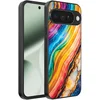Image de Geschikt voor Google Pixel 10 Telefoonhoesje met Regenboog Goud Marmer Opdruk - TPU Backcover Case Rainbow Gold Marble Design - Smartphonica geschikt voor Google Pixel 10