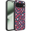 Image de Geschikt voor Google Pixel 10 Telefoonhoesje met Roze en Rode Hartjes Opdruk - TPU Backcover Case With Rosé and Red Heart Design - Smartphonica geschikt voor Google Pixel 10
