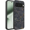 Image de Geschikt voor Google Pixel 10 Telefoonhoesje met Grijs Goud Marmer Opdruk - TPU Backcover Case Grey Gold Marble Design - Zwart - Smartphonica geschikt voor Google Pixel 10