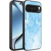 Image de Geschikt voor Google Pixel 10 Pro Telefoonhoesje met marmer opdruk - TPU backcover case marble design - Lichtblauw - Smartphonica geschikt voor Google Pixel 10 Pro