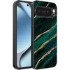Image de Geschikt voor Google Pixel 10 Pro Telefoonhoesje met marmer opdruk - TPU backcover case marble design - Groen Goud - Smartphonica geschikt voor Google Pixel 10 Pro
