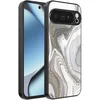 Image de Geschikt voor Google Pixel 10 Pro Telefoonhoesje met marmer opdruk - TPU backcover case marble design - Zilver - Smartphonica geschikt voor Google Pixel 10 Pro