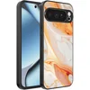 Image de Geschikt voor Google Pixel 10 Pro Telefoonhoesje met marmer opdruk - TPU backcover case marble design - Oranje - Smartphonica geschikt voor Google Pixel 10 Pro