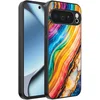 Image de Geschikt voor Google Pixel 10 Pro Telefoonhoesje met Regenboog Goud Marmer Opdruk - TPU Backcover Case Rainbow Gold Marble Design - Smartphonica geschikt voor Google Pixel 10 Pro