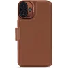 Image de DECODED Leren Detachable Wallet Case Geschikt voor iPhone 16 - 2-in-1 Magnetisch Afneembaar Hoesje met Pasjeshouder - Premium ECCO Leer - Geschikt voor MagSafe - Bruin