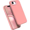 Image de DECODED Siliconen Hoesje voor iPhone 17e/16e - Premium Soft-Touch - Antibacteriële Coating - Geschikt voor MagSafe - Draadloos Oplaadbaar - Schokbestendig Hoes - Roze