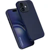 Image de DECODED Siliconen Hoesje Geschikt voor iPhone 17 - Premium Soft-Touch Materiaal - Antibacteriële Coating - Geschikt voor MagSafe - Navy Blauw