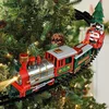 Image de MikaMax Kersttrein Rondom de Kerstboom   Christmas Tree Train Set   31-delige Kerstdecoratie met Rails, Santa, Licht & Geluid