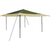 Image de vidaXL - Luifel - Tent - 395 - x - 395 - x - 251 - cm - Groen - Stof