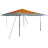Image de vidaXL - Luifel - Tent - Oranje - 395 - x - 395 - x - 251 - cm - Stof