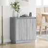 Image de vidaXL - LED - Dressoir - voor - Grijs - sonoma - 71 - x - 34,5 - x - 75 - cm - Bewerkt - hout