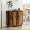 Image de vidaXL - LED - Dressoir - voor - Oud - hout - 71 - x - 34,5 - x - 75 - cm - Bewerkt - hout
