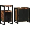 Image de vidaXL - Badkamermeubel - Set - met - lade - 2 - pcs - Massief - Gerecycleerd - Hout