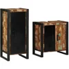 Image de vidaXL - Badkamermeubel - Set - met - lade - 2 - pcs - Massief - Gerecycleerd - Hout
