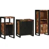 Image de vidaXL - Badkamermeubel - Set - met - lade - 3 - pcs - Massief - Gerecycleerd - Hout