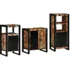 Image de vidaXL - Badkamermeubel - Set - met - lade - 3 - pcs - Massief - Gerecycleerd - Hout