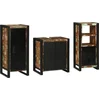 Image de vidaXL - Badkamermeubel - Set - met - lade - 3 - pcs - Massief - Gerecycleerd - Hout