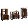 Image de vidaXL - Badkamermeubel - Set - met - lade - 3 - pcs - Massief - Gerecycleerd - Hout