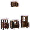 Image de vidaXL - Badkamermeubel - Set - met - lade - 4 - pcs - Massief - Gerecycleerd - Hout