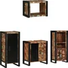 Image de vidaXL - Badkamermeubel - Set - met - lade - 4 - pcs - Massief - Gerecycleerd - Hout