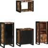 Image de vidaXL - Badkamermeubel - Set - met - lade - 4 - pcs - Massief - Gerecycleerd - Hout