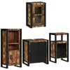 Image de vidaXL - Badkamermeubel - Set - 4 - pcs - Multikleur - Massief - hergebruikt - hout