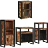 Image de vidaXL - Badkamermeubel - Set - 4 - pcs - Multikleur - Massief - hergebruikt - hout