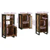 Image de vidaXL - Badkamermeubel - Set - 3 - pcs - Multikleur - Massief - hergebruikt - hout