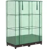 Image de vidaXL - Plantenbak - verhoogd - met - kashoes - 80x40x123 - cm - rattanlook