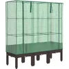 Image de vidaXL - Plantenbak - verhoogd - met - kashoes - 120x40x140 - cm - rattanlook