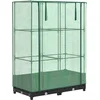 Image de vidaXL - Plantenbak - verhoogd - met - kashoes - 80x40x123 - cm - rattanlook