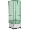 Image de vidaXL - Plantenbak - verhoogd - met - kashoes - 40x40x139 - cm - rattanlook