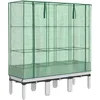 Image de vidaXL - Plantenbak - verhoogd - met - kashoes - 120x40x140 - cm - rattanlook