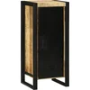 Image de vidaXL - Badkamerkast - met - plank - Bruin - 40 - x - 35 - x - 90 - cm - Massief - Mango - Hout